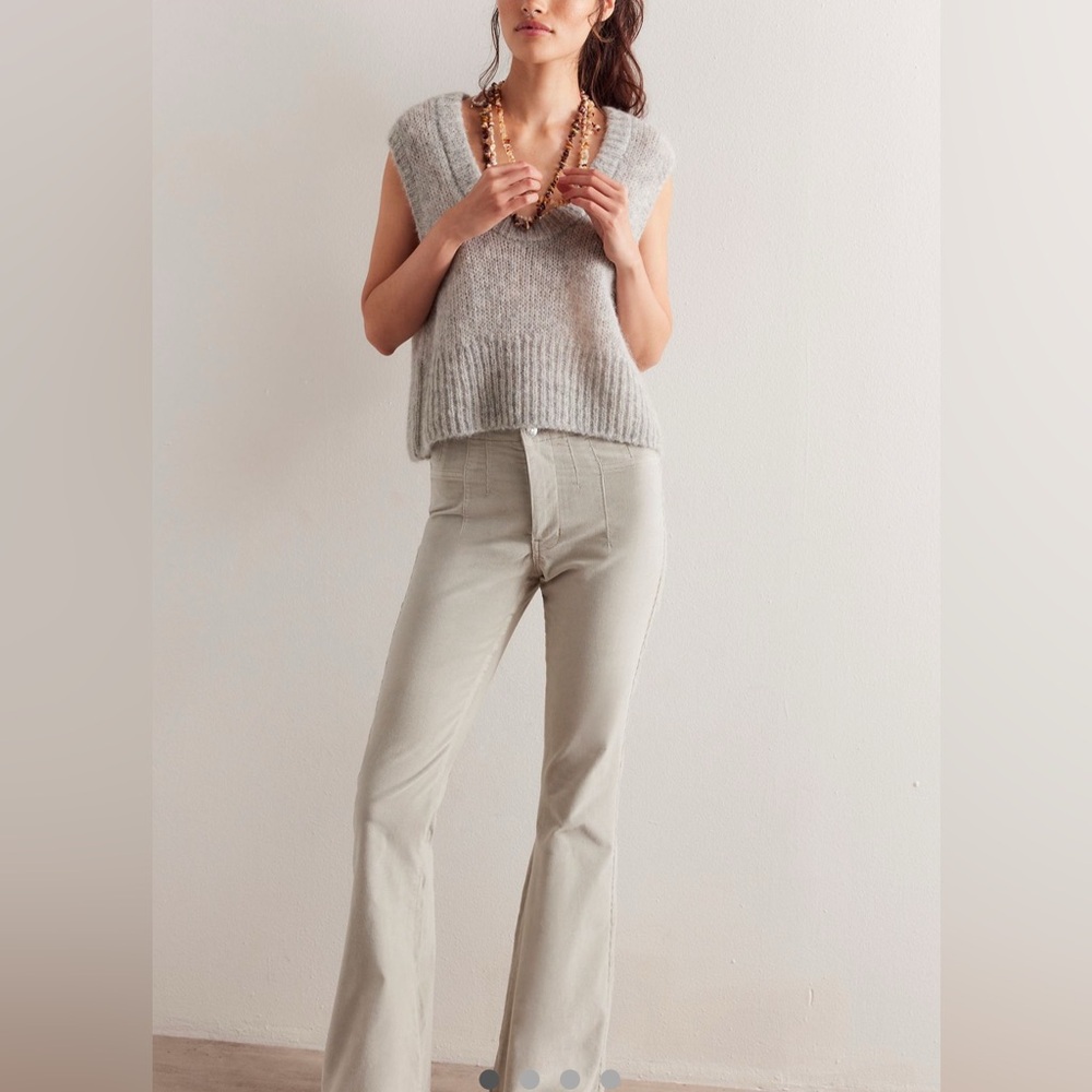 We the Free Jayde Cord High Rise flare